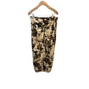 ✌️ 2/$40 ✌️ New Open Edit Floral Skirt with Knot Waist and High Front Split sz M